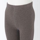 足なり直角　かかとに合う　リブ編みタイツ（キッズ）