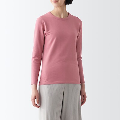 あったか綿　厚手　クルーネック長袖Ｔシャツ（2023年仕様）