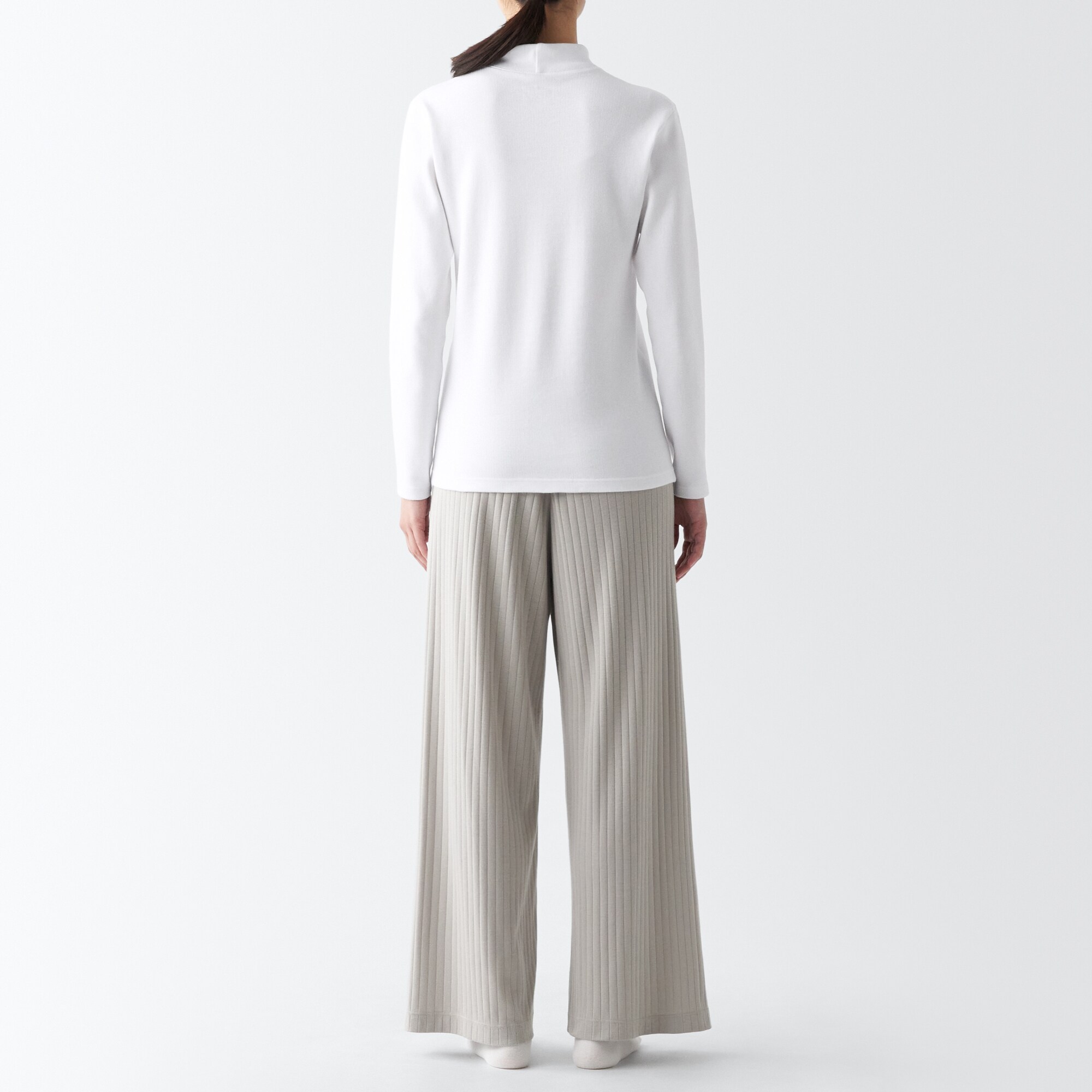 MUJI (無印良品) - 無印良品【MUJI】タートルネック長袖Tシャツ