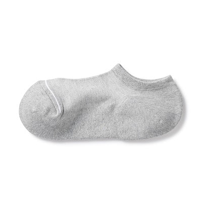 婦人　足なり直角　パイル編みスニーカーイン（ラインあり）