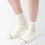 足なり直角　あったか綿　厚手ショート丈靴下（ウール入り／紳士）