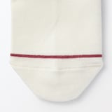 足なり直角　履き口やわらか　あったか綿　靴下（ウール入り・口ゴムなし／婦人）