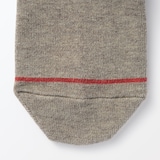 足なり直角　履き口やわらか　あったか綿　靴下（ウール入り・口ゴムなし／婦人）