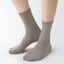 足なり直角　履き口やわらか　靴下（口ゴムなし・三層／婦人）