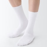 足なり直角　リブ編み　４足組靴下（紳士）