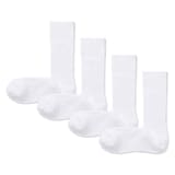 足なり直角　リブ編み　４足組靴下（紳士）