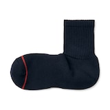 足なり直角　あったか綿　厚手ショート丈靴下（ウール入り／紳士）
