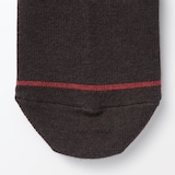 足なり直角　履き口やわらか　あったか綿　靴下（ウール入り・口ゴムなし／婦人）