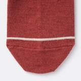 足なり直角　履き口やわらか　あったか綿　靴下（ウール入り・口ゴムなし／婦人）