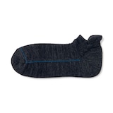 紳士　足なり直角　ウール混パイル編み　厚手スニーカーイン