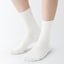 足なり直角　履き口やわらか　靴下（口ゴムなし・三層／婦人）