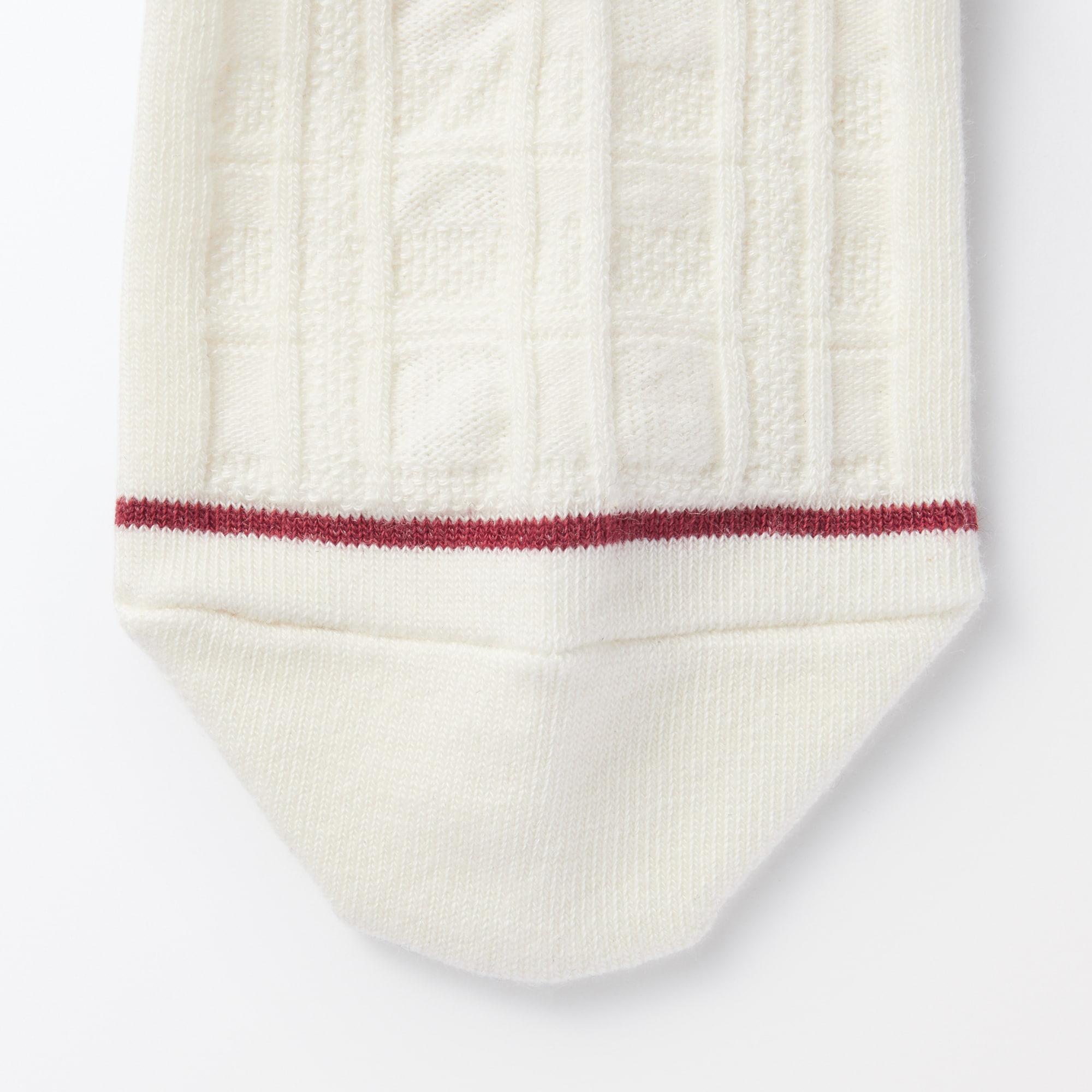 足なり直角　履き口やわらか　あったか綿　柄編み靴下（ウール入り／婦人）