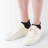 紳士　足なり直角　ウール混パイル編み　厚手スニーカーイン