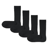 足なり直角　リブ編み　４足組靴下（紳士）