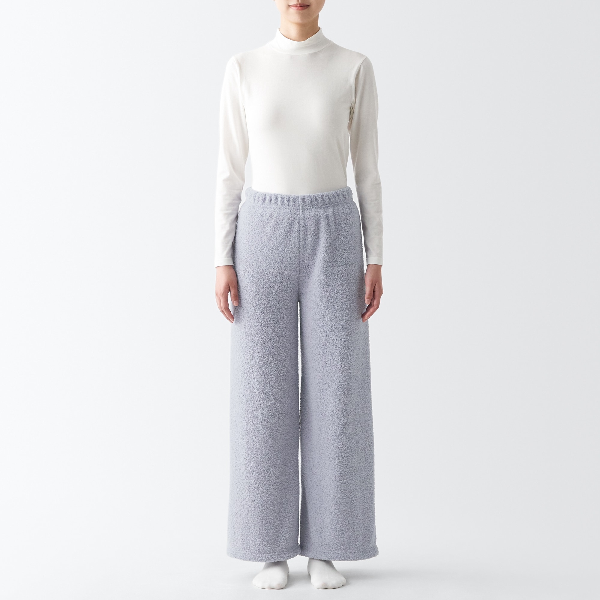 ニットフリース　ロングパンツ