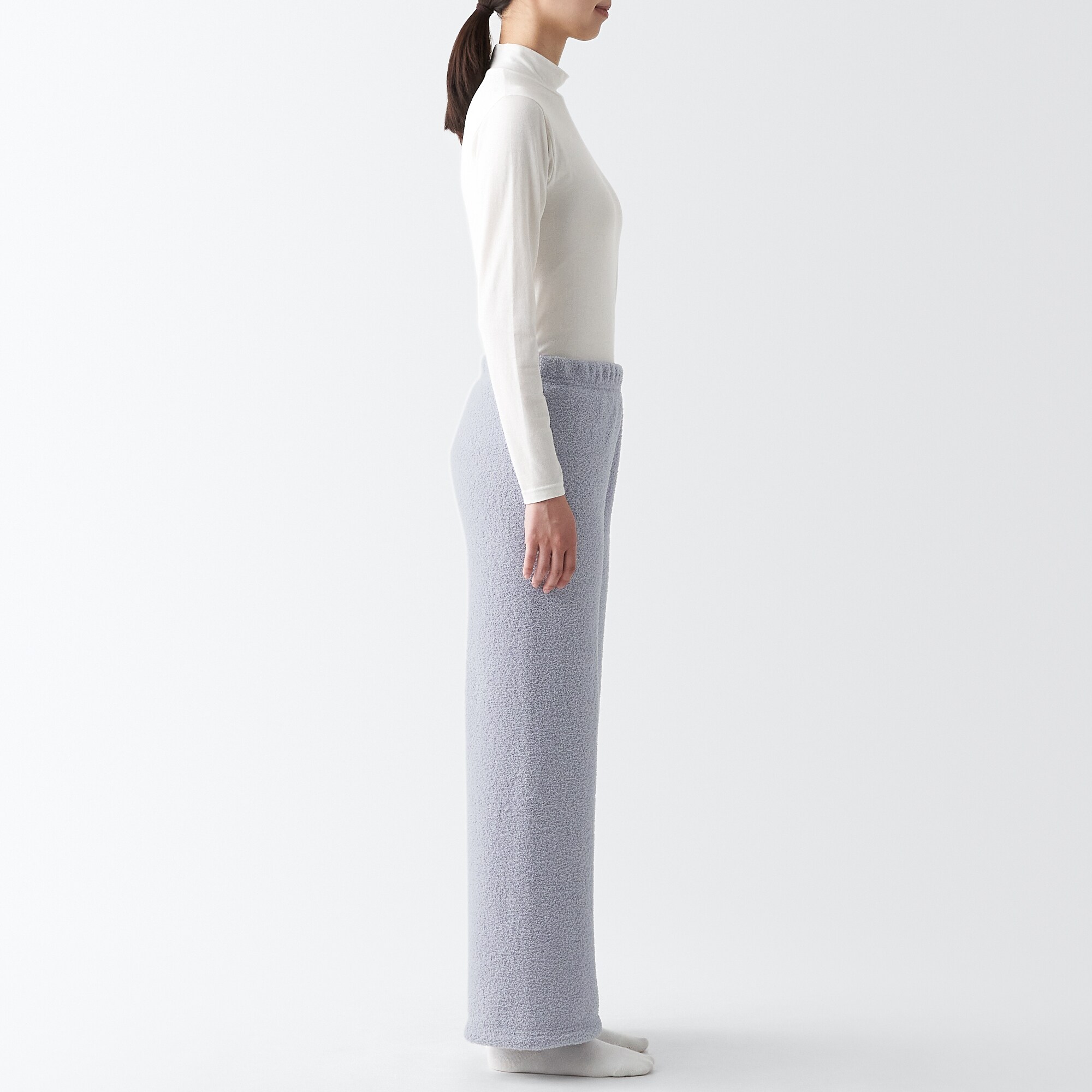 ニットフリース　ロングパンツ