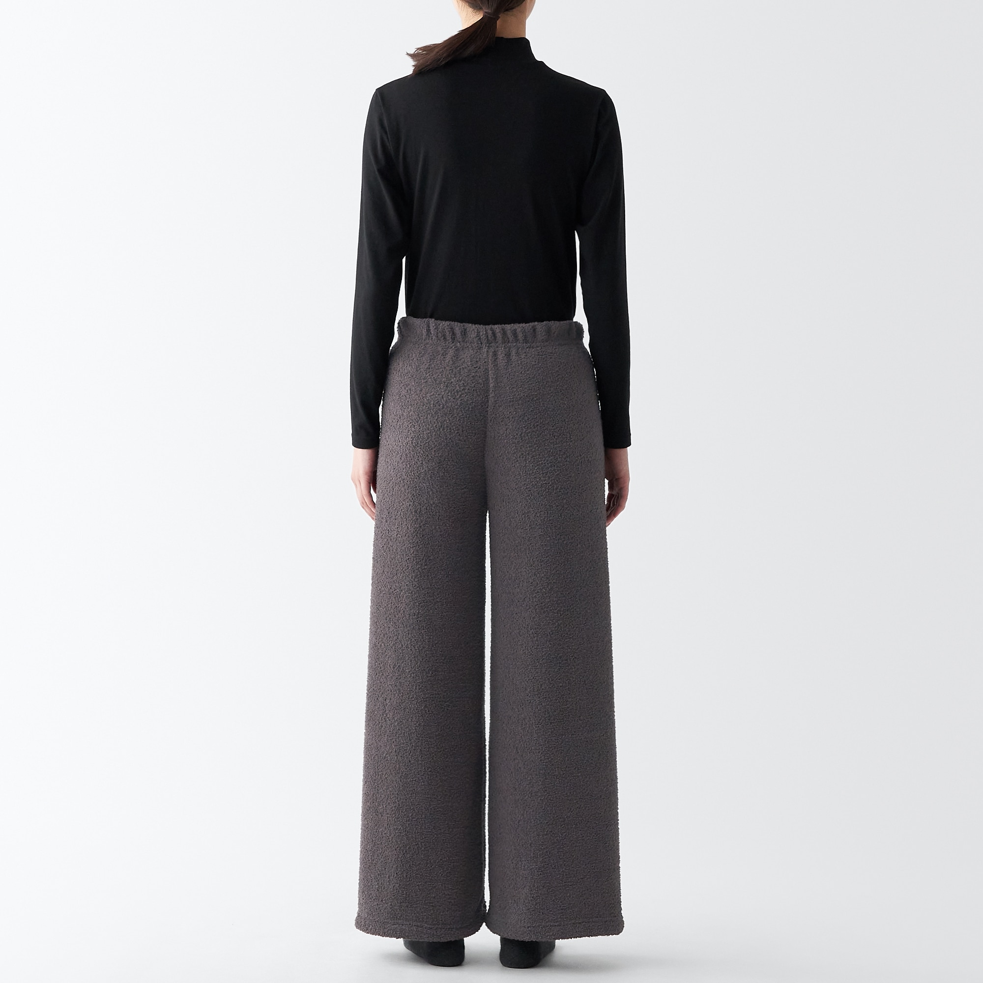 ニットフリース　ロングパンツ