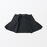 軽量ダウンノーカラージャケット（帯電防止裏地）