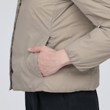 軽量ダウンノーカラージャケット（帯電防止裏地）