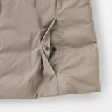 軽量ダウンノーカラージャケット（帯電防止裏地）