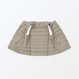 軽量ダウンノーカラーベスト（帯電防止裏地）