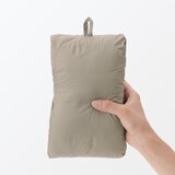 軽量ダウンノーカラーベスト（帯電防止裏地）