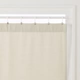 ポリエステルシェニールヘリンボーン（防炎）ノンプリーツカーテン／ライトブラウン