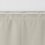 ポリエステルシェニールヘリンボーン（防炎）ノンプリーツカーテン／遮光裏地付／ライ