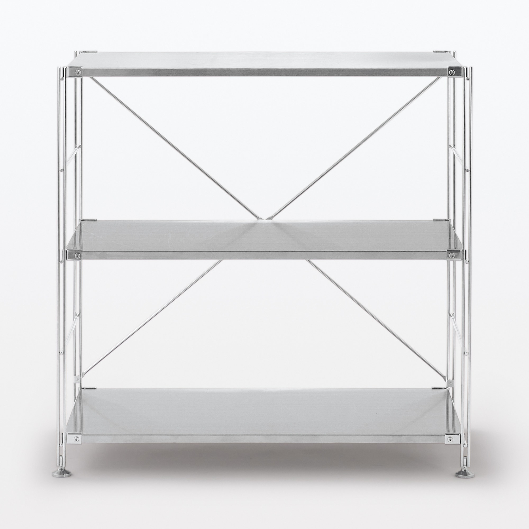 ステンレスユニットシェルフ　ステンレス棚セット　ワイド　小