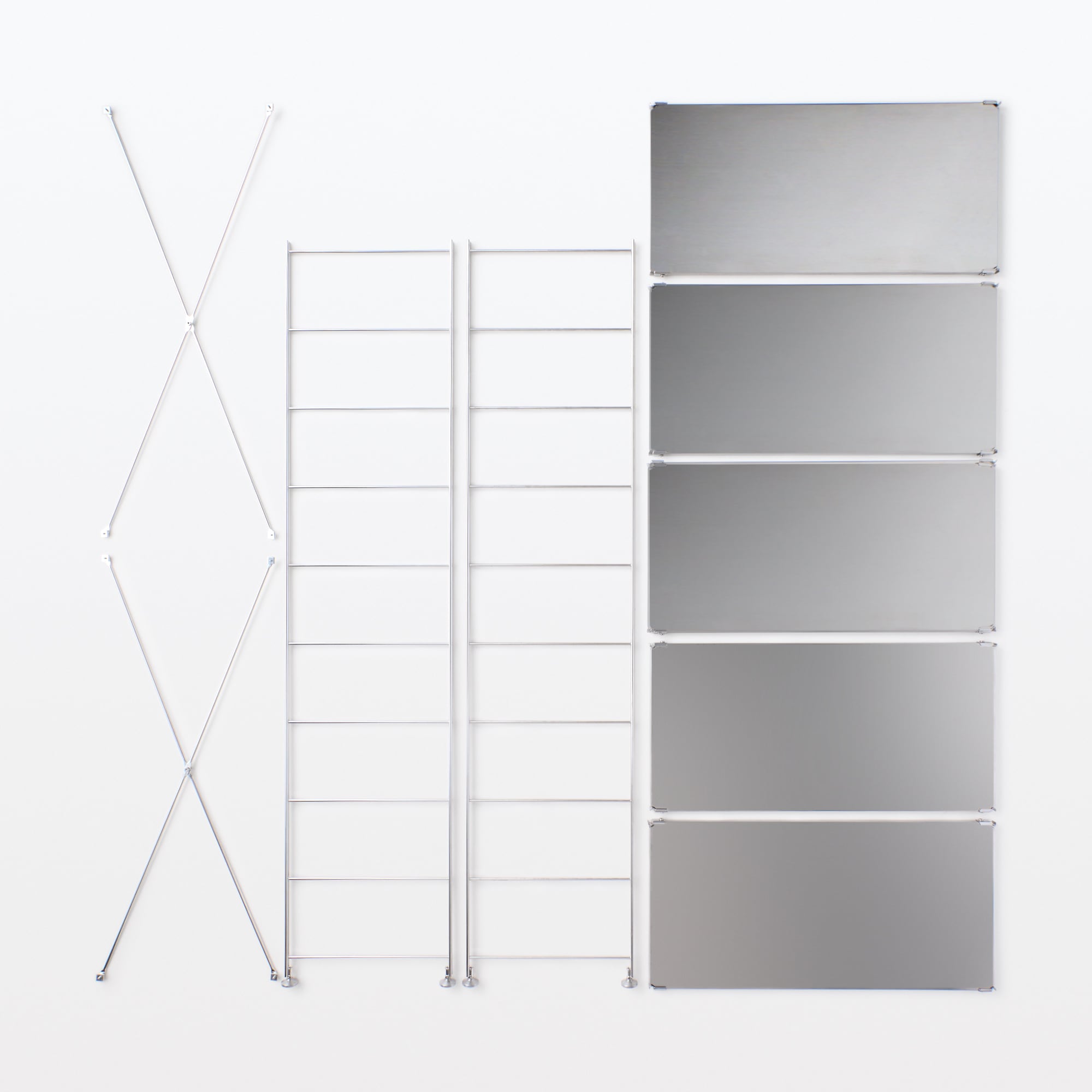 ステンレスユニットシェルフ　ステンレス棚セット　ワイド　大