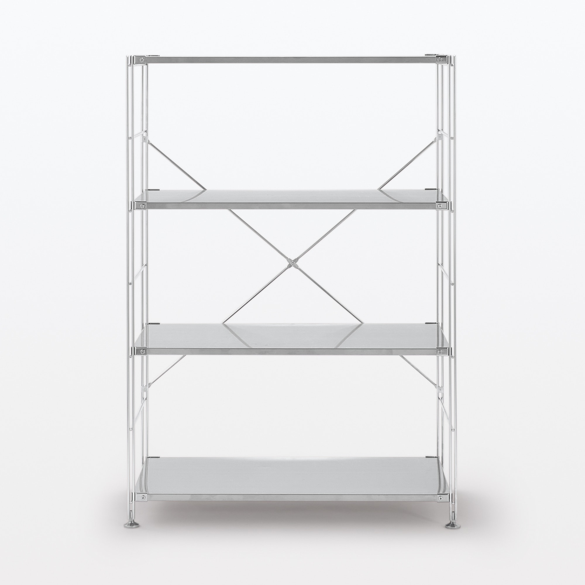 ステンレスユニットシェルフ　ステンレス棚セット　ワイド　中