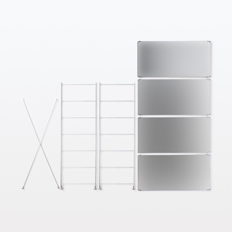 無印良品/MUJI ステンレスユニットシェルフ・ステンレス棚セット 