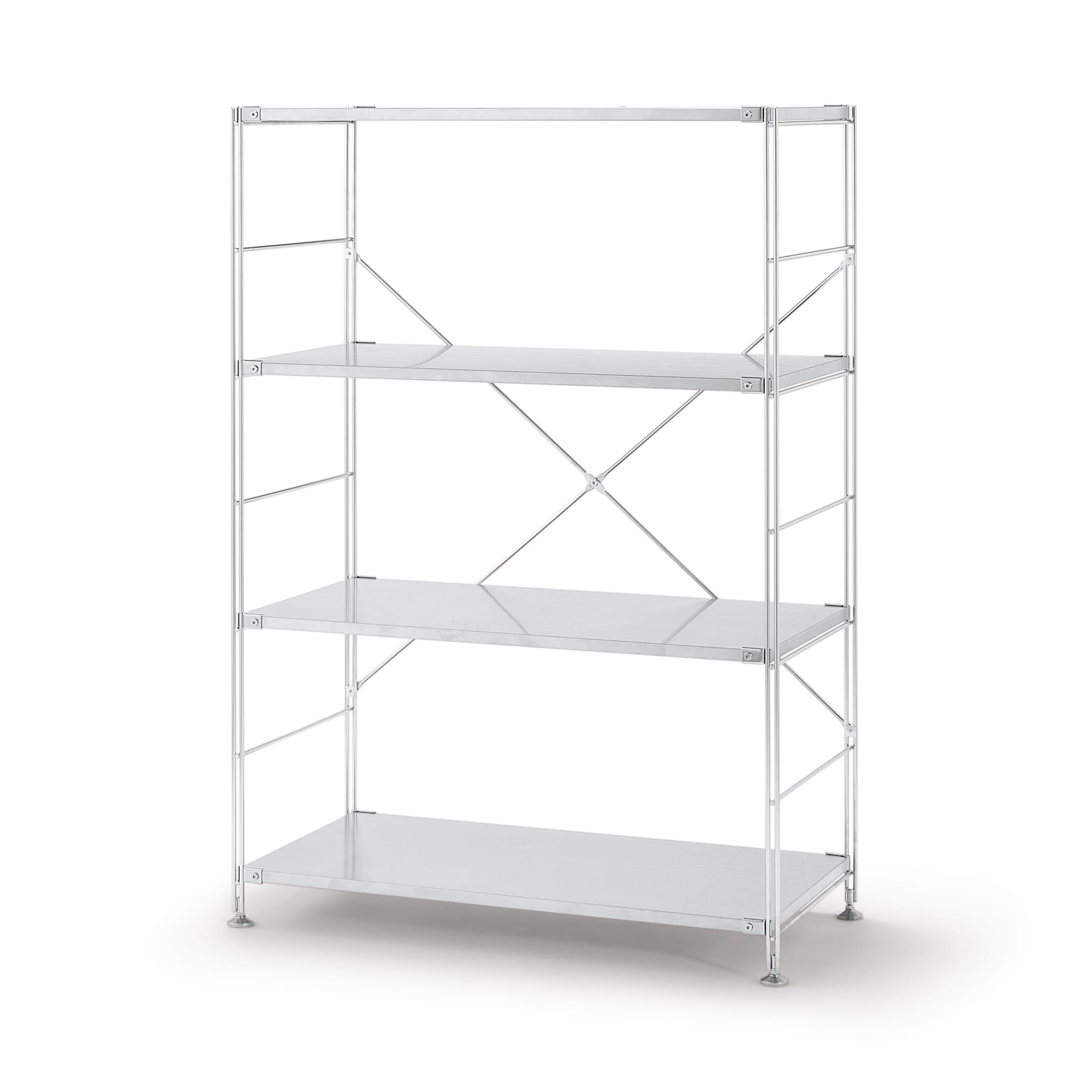 ステンレスユニットシェルフ　ステンレス棚セット　ワイド　中