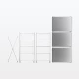 ステンレスユニットシェルフ　ステンレス棚セット　小