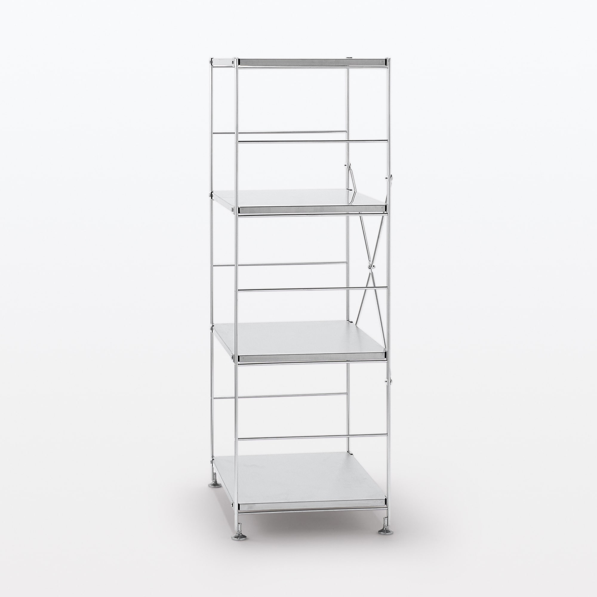 ステンレスユニットシェルフ　ステンレス棚セット　中