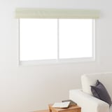 ポリエステル杢調平織（防炎）プレーンシェード用生地／ライトグリーン