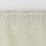 ポリエステル杢調ボイルノンプリーツカーテン／ライトグレー
