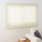 ポリエステル杢調平織（防炎）プレーンシェード用生地／ライトグリーン