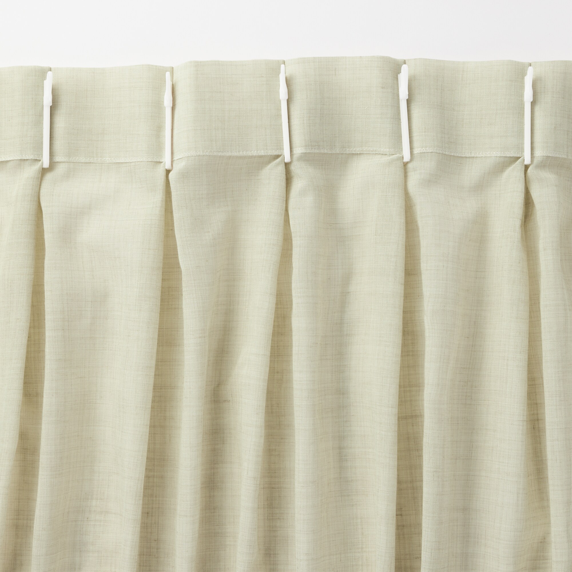 無印  プリーツカーテン 2枚 グレージュ MUJI (無印良品) - 無印良品 グレージュカーテン2枚組の通販 by li