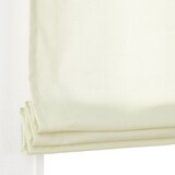 ポリエステル杢調平織（防炎）プレーンシェード用生地／ライトグリーン