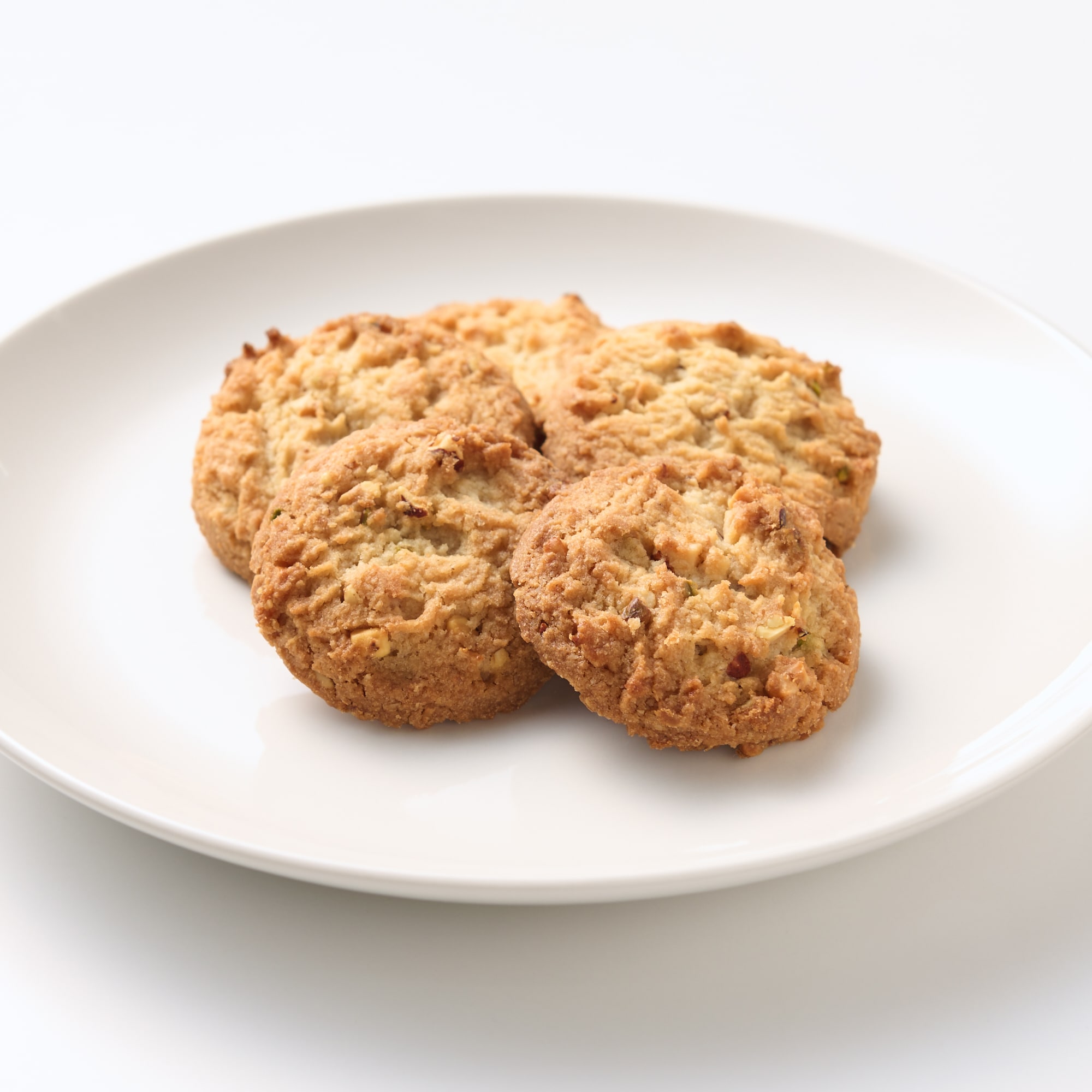 植物素材を生かしたお菓子　４種のナッツのシリアルクッキー