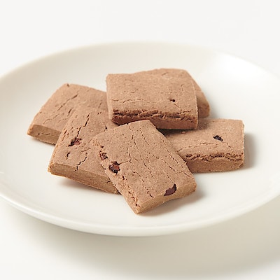 植物素材を生かしたお菓子　ココアとカカオニブのサブレ　８個