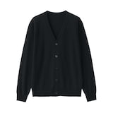 洗えるウールハイゲージＶネックカーディガン