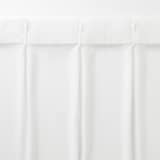 シフォン調ボイル　レース（防炎）プリーツカーテン／オフ白
