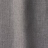 麻平織プリーツカーテン／チャコールグレー
