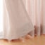 麻平織２倍ヒダプリーツカーテン／ピンク