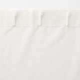 リネンライク　レース（防炎）ノンプリーツカーテン／マスタード