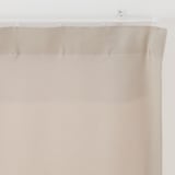 ポリエステル鹿の子織ノンプリーツカーテン／ライトブラウン