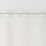 リネンライク　レース（防炎）ノンプリーツカーテン／マスタード