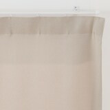 ポリエステル鹿の子織ノンプリーツカーテン／ライトブラウン